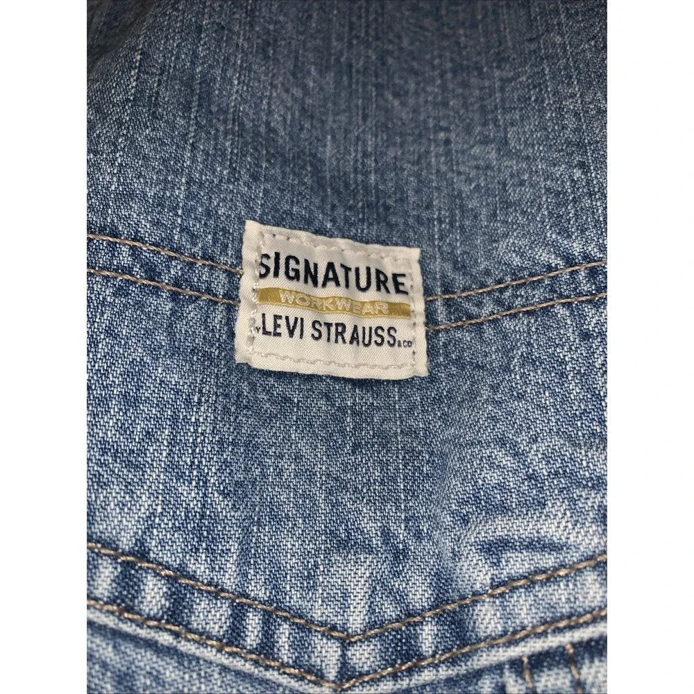 Vintage Men's Y2k Levi's Carpenter Denim Cargo Jeans Relaxed Light Wash 32x34